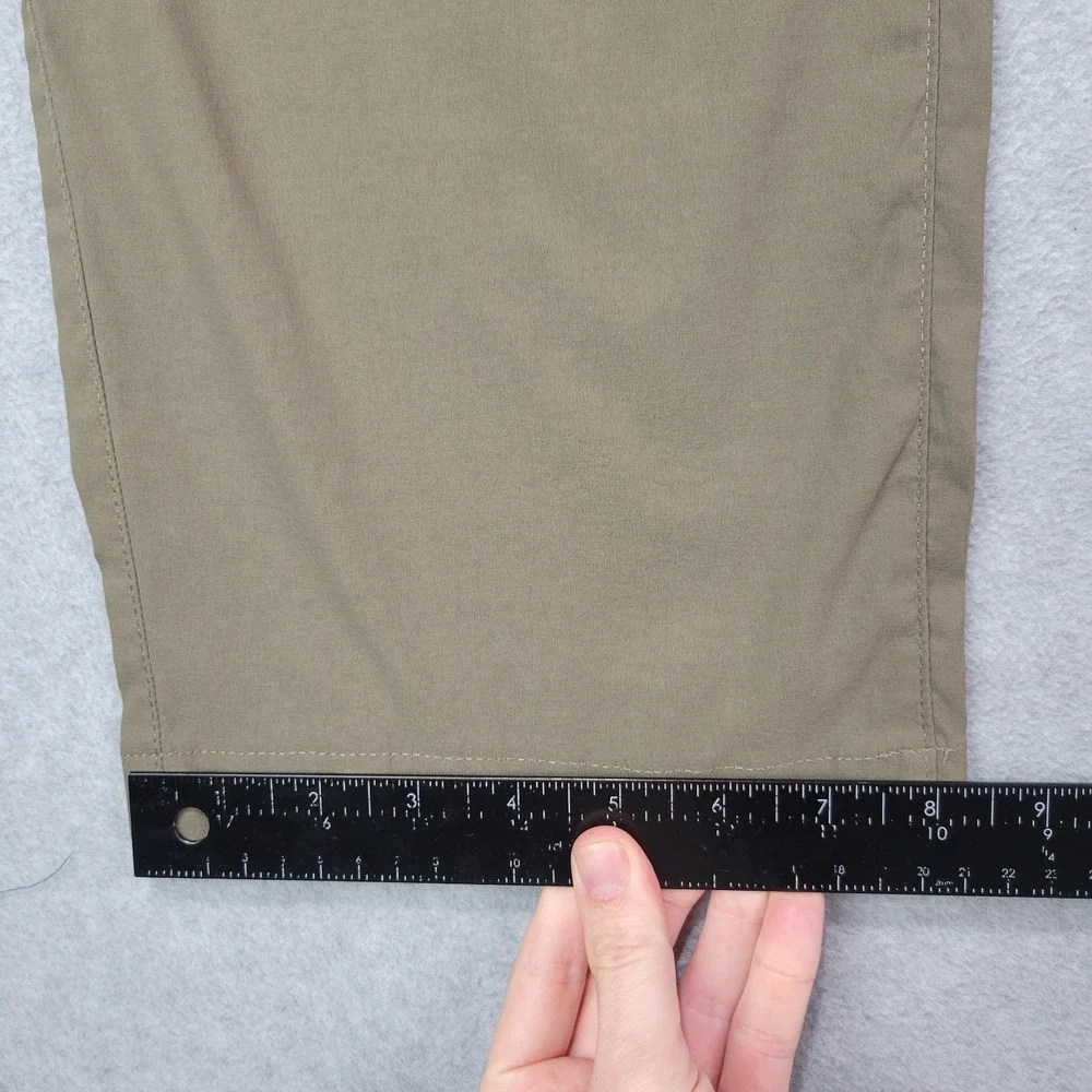 Eddie Bauer Takeoff Chino Pants Mens 33x30 Brown‎ UPF 50+ DWR D3853309